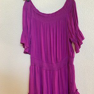 NWT Fuscha off shoulder Lolita dress by Naked Zebra Sz L